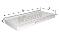 Filtr, vzduch v interiéru MFILTER K 933