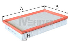 Filtr, vzduch v interiéru MFILTER K 957