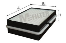 Filtr, vzduch v interiéru MFILTER K 959