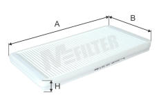 Filtr, vzduch v interiéru MFILTER K 971