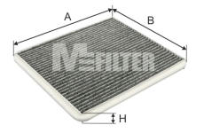 Filtr, vzduch v interiéru MFILTER K 979C