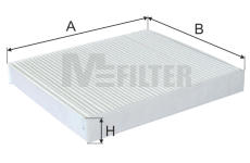Filtr, vzduch v interiéru MFILTER K 984
