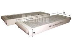 Filtr, vzduch v interiéru MFILTER K 987C-2