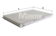Filtr, vzduch v interiéru MFILTER K 990
