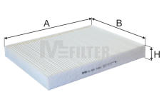 Filtr, vzduch v interiéru MFILTER K 991