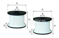 Filtr, odvzdusneni klikove skrine MFILTER TE 4034CV