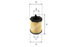 Olejový filtr MFILTER TE 4068