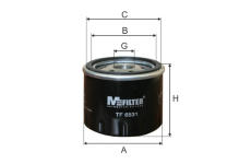 Olejový filtr MFILTER TF 6531