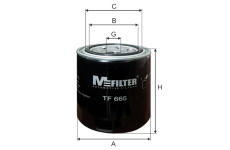 Olejový filtr MFILTER TF 665