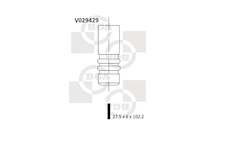Výfukový ventil BGA V029429