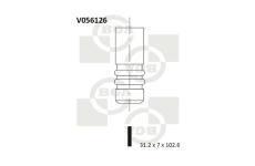 Výfukový ventil BGA V056126