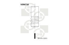 Výfukový ventil BGA V096716