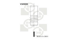 Výfukový ventil BGA V165031