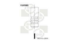 Výfukový ventil BGA V165981