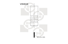 Výfukový ventil BGA V994518