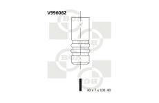 Výfukový ventil BGA V996062