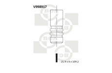 Výfukový ventil BGA V998917