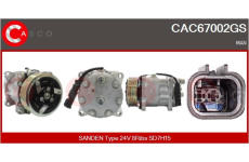 Kompresor, klimatizace CASCO CAC72178GS