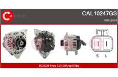 Systém čistenia skiel CASCO CWS15104GS