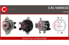 Spínač elektrického otvárania okien CASCO CWR70022AS