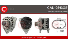 Uhlíkový zberač alternátora CASCO CBA20001AS