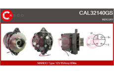 Alternátor CASCO CAL15155AS