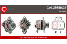 Větrák, chlazení motoru CASCO CEF73346AS