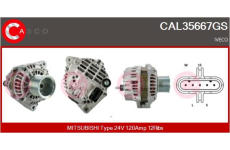Větrák, chlazení motoru CASCO CEF73365GS