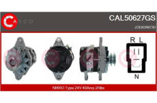 Rotor żtartéra CASCO CAR35026AS