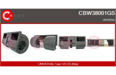 Držák, uhlíkové kartáče CASCO CBH10102AS