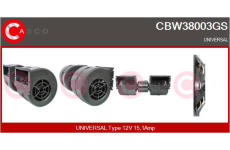 Držák, uhlíkové kartáče CASCO CBH10102GS