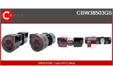 Elektromotor vetráka chladiča CASCO CEF74014AS