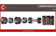 Rotor, generátor CASCO CRO10135AS