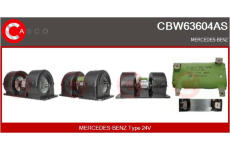 Držák, uhlíkové kartáče CASCO CBH10125AS