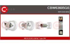 Držák, uhlíkové kartáče CASCO CBH10128AS