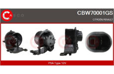 Držák, uhlíkové kartáče CASCO CBH10148AS