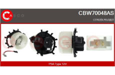 Odpor, vnitřní tlakový ventilátor CASCO CRS52003AS