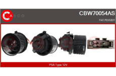 Odpor, vnitřní tlakový ventilátor CASCO CRS62600AS