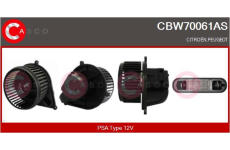 Odpor, vnitřní tlakový ventilátor CASCO CRS63603AS