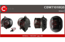 Odpor, vnitřní tlakový ventilátor CASCO CRS70026GS