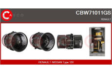 Predradený odpor, elektromotor (ventilátor chladiča) CASCO CRS70038AS