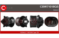 Předřazený odpor, elektromotor (ventilátor chladiče) CASCO CRS70045AS
