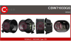 Držák, uhlíkové kartáče CASCO CBH40100AS