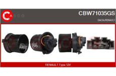 Dmychadlo, plnění CASCO CTC76009KS