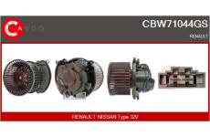 Předřazený odpor, elektromotor (ventilátor chladiče) CASCO CRS71048GS