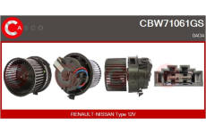 Odpor, vnitřní tlakový ventilátor CASCO CRS71063GS