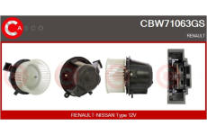 Odpor, vnitřní tlakový ventilátor CASCO CRS71067GS