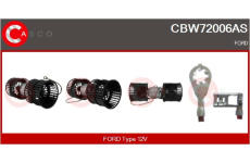 Odpor, vnitřní tlakový ventilátor CASCO CRS72009GS