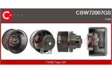 Předřazený odpor, elektromotor (ventilátor chladiče) CASCO CRS72013AS