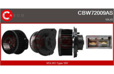 Předřazený odpor, elektromotor (ventilátor chladiče) CASCO CRS72016AS